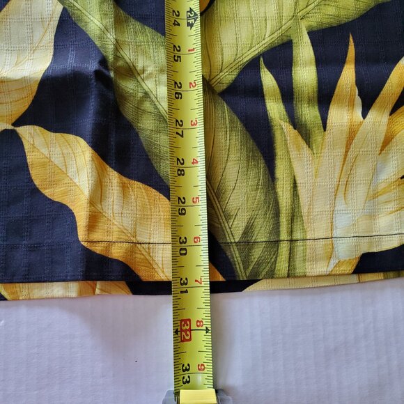 Tommy Bahama Black Leaf NWT XXL Silk Short Sleeve Shirt - Picture 11 of 13